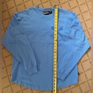 Pennant Blue USA flag design lacrosse sticks long sleeve T-shirt NWOT S